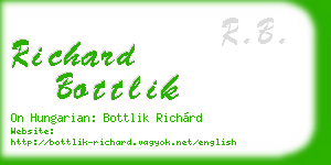 richard bottlik business card